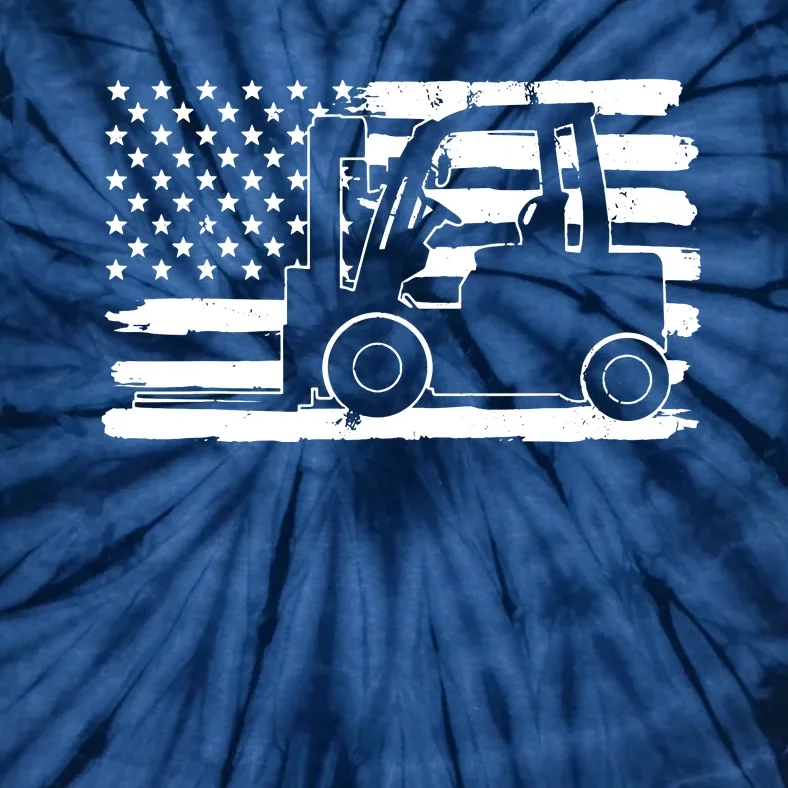 Forklift Driver Funny Tie-Dye T-Shirt