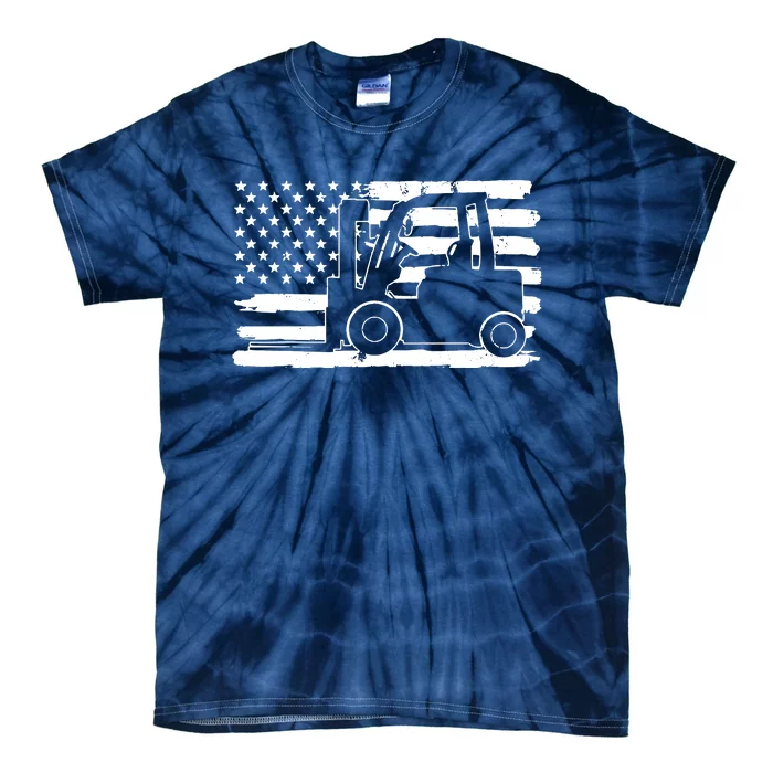 Forklift Driver Funny Tie-Dye T-Shirt