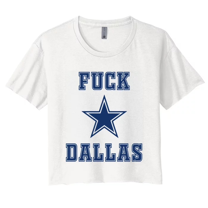 Fuck Dallas Women's Crop Top Tee