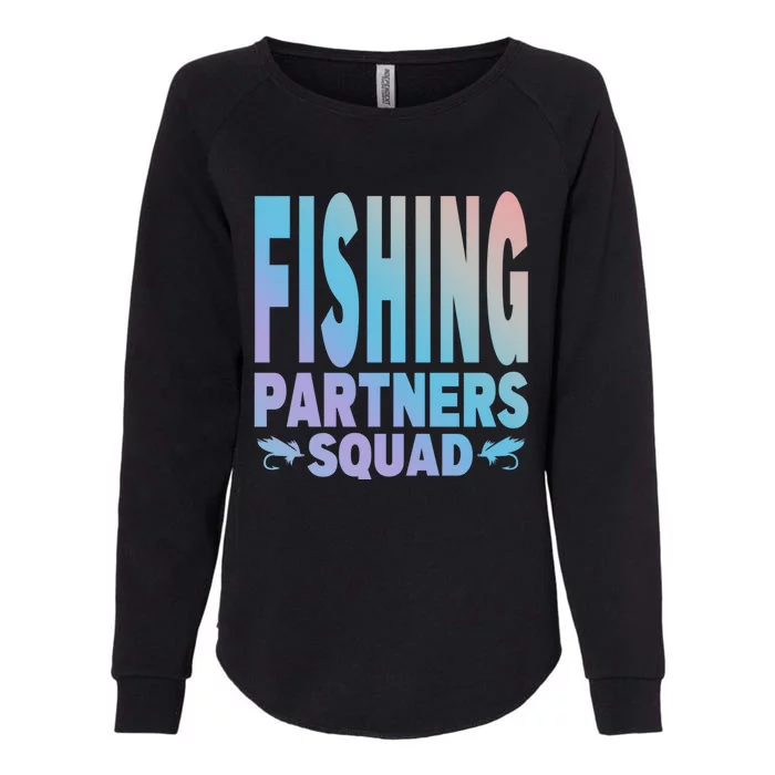 Fishing Dad Funny Gift Of Son Daughter Family Team Fishing Squad Great Gift Womens California Wash Sweatshirt