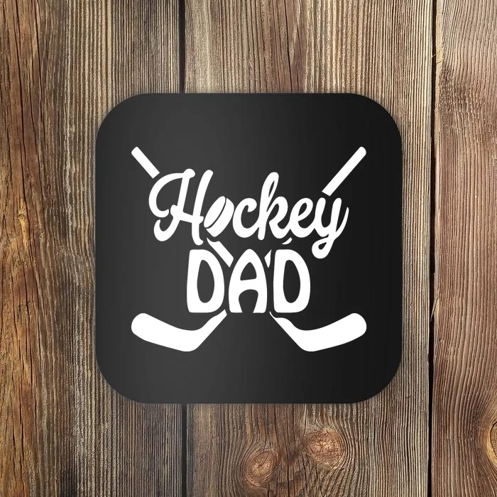 Father's Day Funny Hockey Dad Gift Hockey Dad Coaster