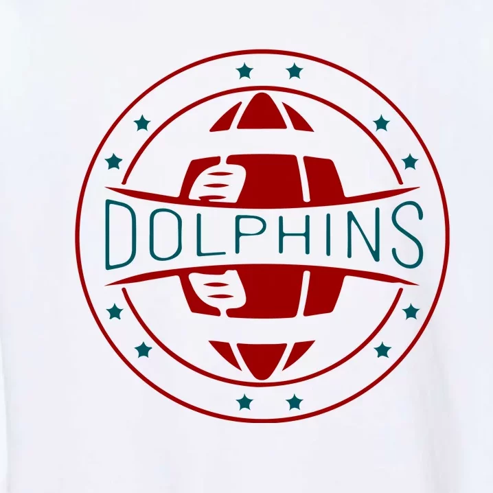 Funny Dolphins Football Gift For Miami Fan Sport Garment-Dyed Sweatshirt