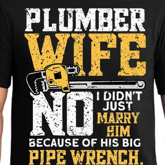 Funny Design For Plumber Wife Plumbing Pipefitters Plumber Pajama Set