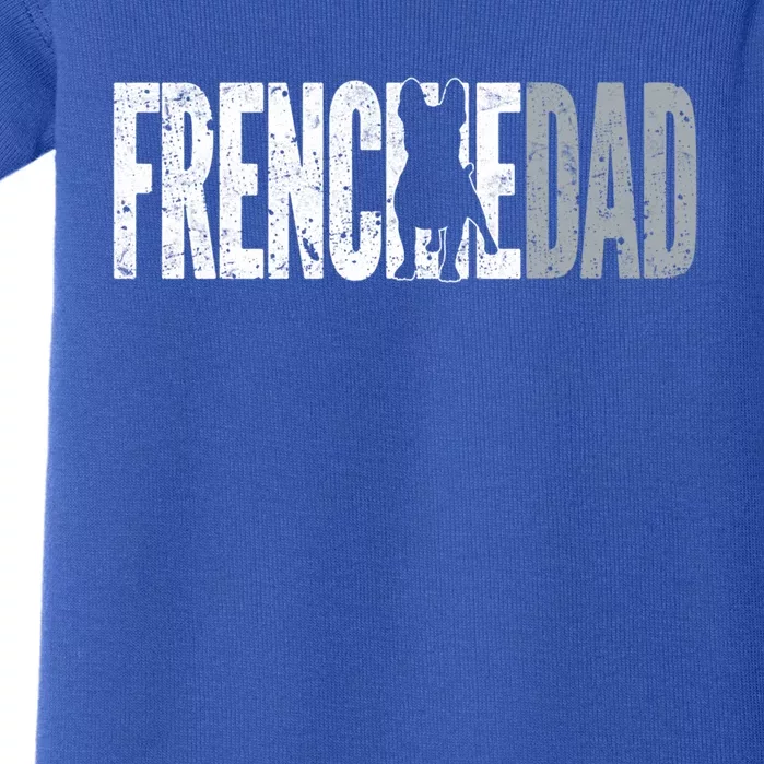 Frenchie Dad French Bulldog Father Dog Dad Gift Baby Bodysuit