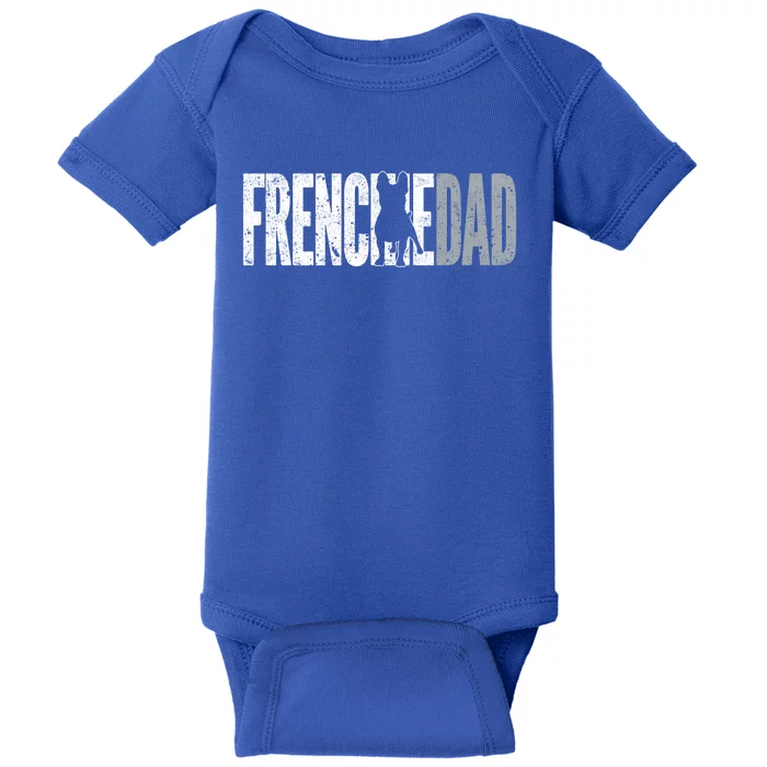 Frenchie Dad French Bulldog Father Dog Dad Gift Baby Bodysuit