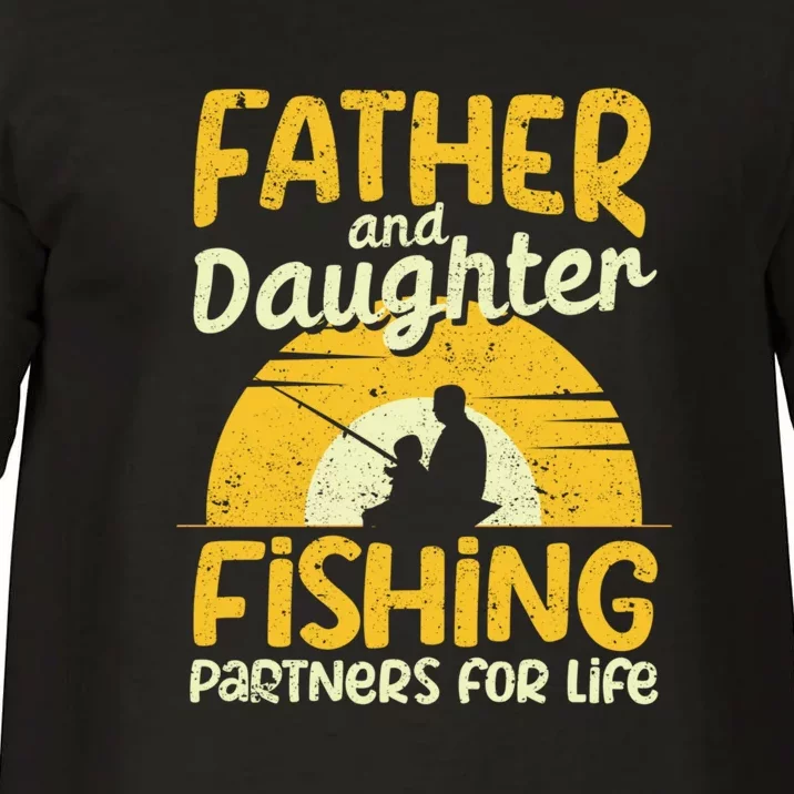 Father's Day Fisherman Dad Father And Daughter Fishing Gift Fishing Dad Comfort Colors T-Shirt