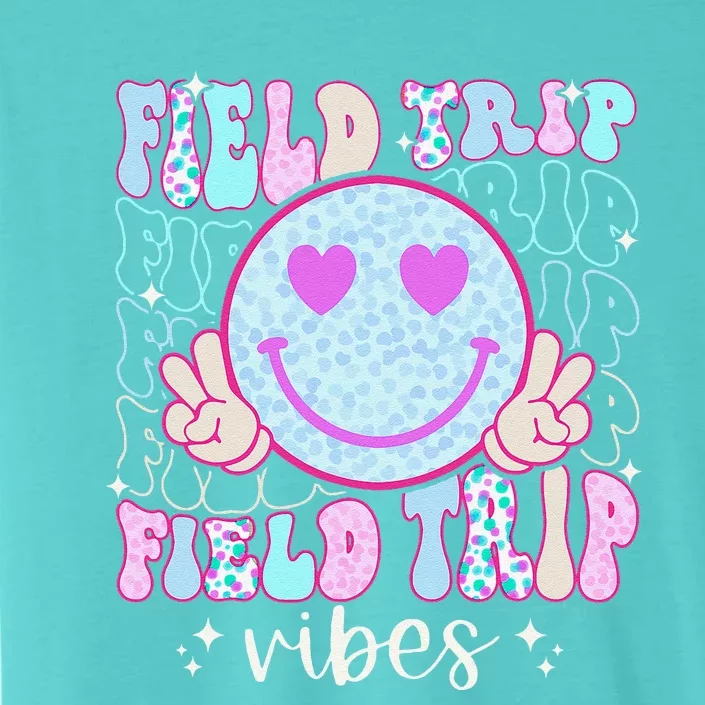 Field Day Field Trip Vibes Fun Day Groovy Teacher Student ChromaSoft Performance T-Shirt