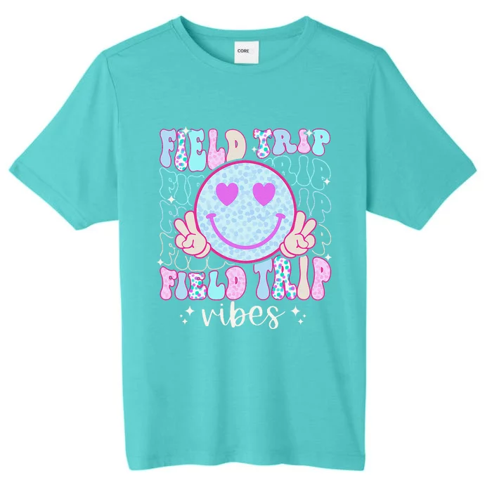 Field Day Field Trip Vibes Fun Day Groovy Teacher Student ChromaSoft Performance T-Shirt