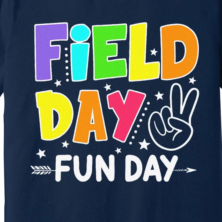 Field Day Fun Day Funny For Teacher Field Day 2024 Premium T-Shirt