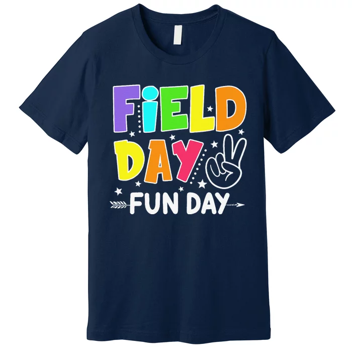 Field Day Fun Day Funny For Teacher Field Day 2024 Premium T-Shirt