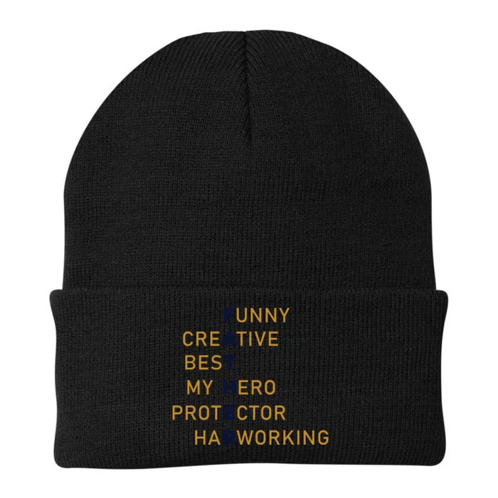 Father Day Funny T Design Knit Cap Winter Beanie