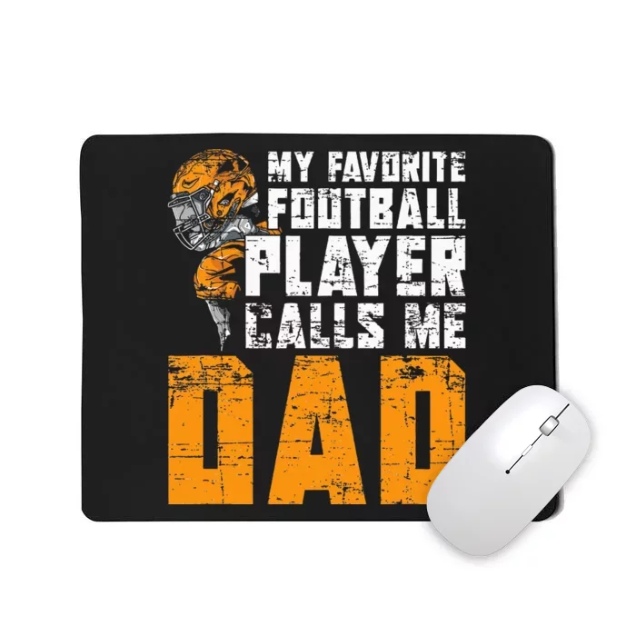 Fathers Day Football Player Dad American Sport Football Mousepad