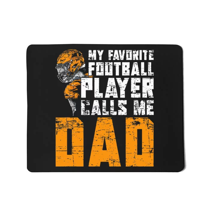 Fathers Day Football Player Dad American Sport Football Mousepad