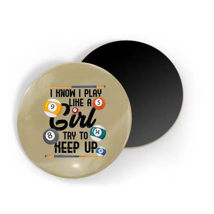 Father's Day Funny Artistic Billiards Gift For Dad Magnet