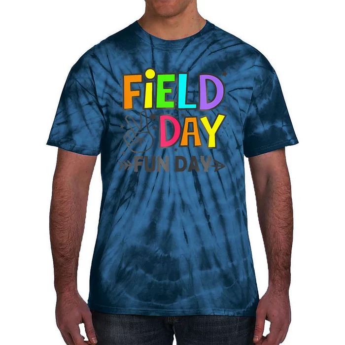 Field Day Fun Day Funny For Teacher Field Day 2024 Tie-Dye T-Shirt