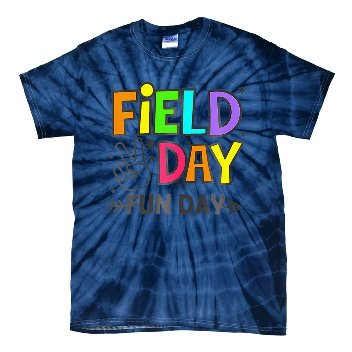 Field Day Fun Day Funny For Teacher Field Day 2024 Tie-Dye T-Shirt