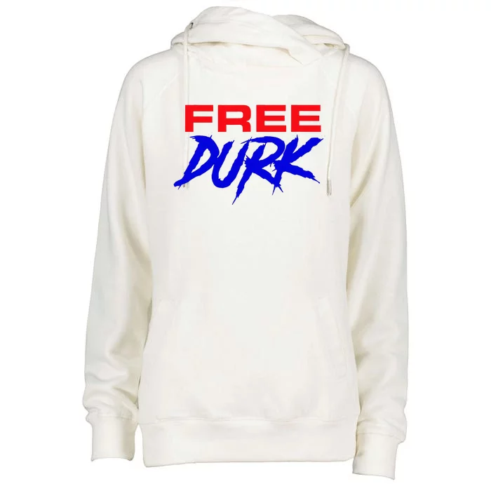 Free Durk Womens Funnel Neck Pullover Hood