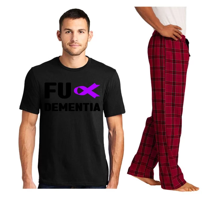 Fuck Detia Funny Gift Fuck Alzheimer's Detia Awareness Gift Pajama Set