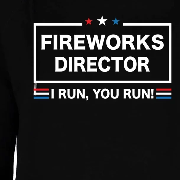 Fireworks Director Womens Funnel Neck Pullover Hood