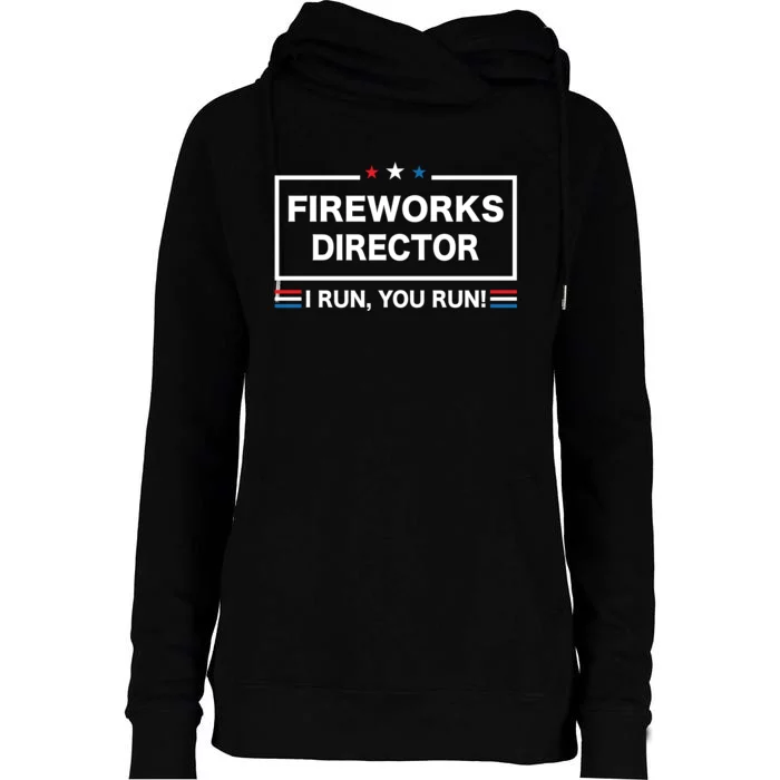 Fireworks Director Womens Funnel Neck Pullover Hood