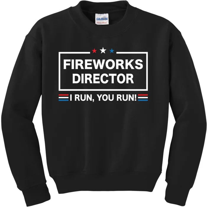 Fireworks Director Kids Sweatshirt