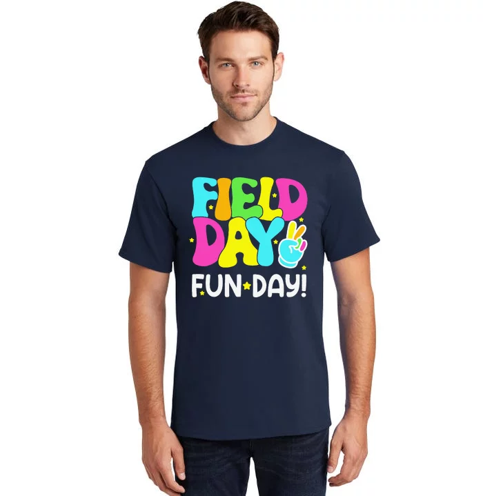 Field Day Fun Day Last Day Of School Teacher Student Tall T-Shirt