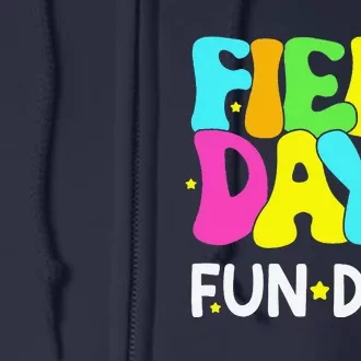 Field Day Fun Day Last Day Of School Teacher Student Full Zip Hoodie