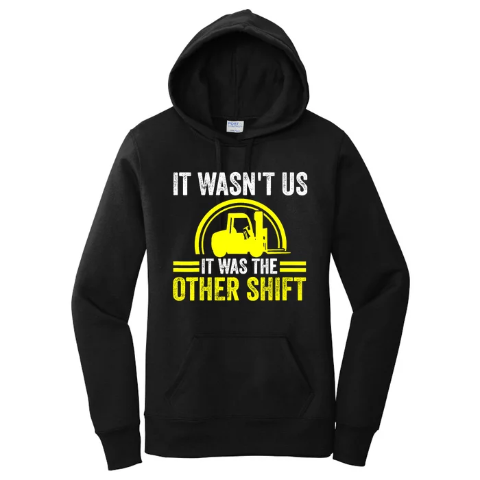 Forklift Driver Forklift Operator Women's Pullover Hoodie