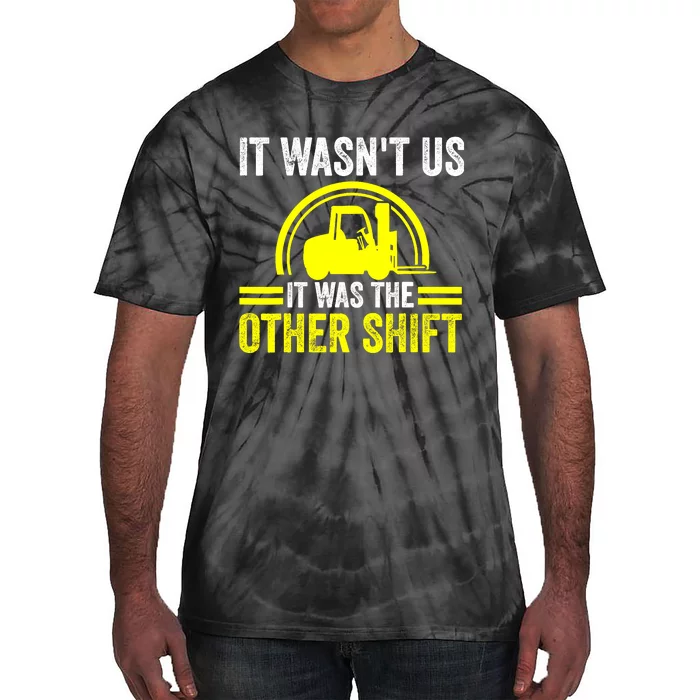 Forklift Driver Forklift Operator Tie-Dye T-Shirt