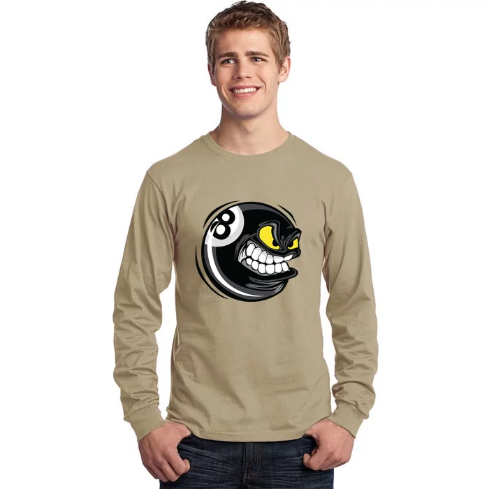 Father's Day Funny 8 Ball Billiards Gift For Dad Tall Long Sleeve T-Shirt