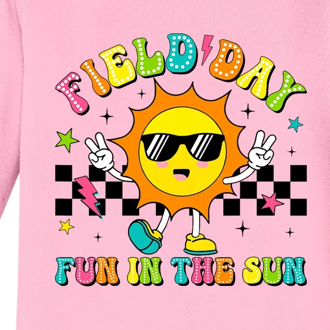 Field Day Fun In The Sun Let Games Begin 2024 Teachers Baby Long Sleeve Bodysuit