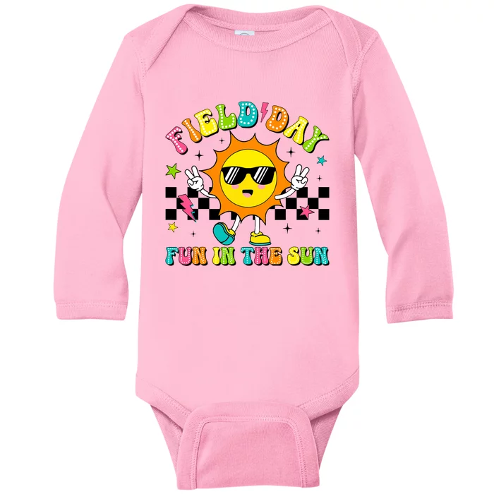 Field Day Fun In The Sun Let Games Begin 2024 Teachers Baby Long Sleeve Bodysuit