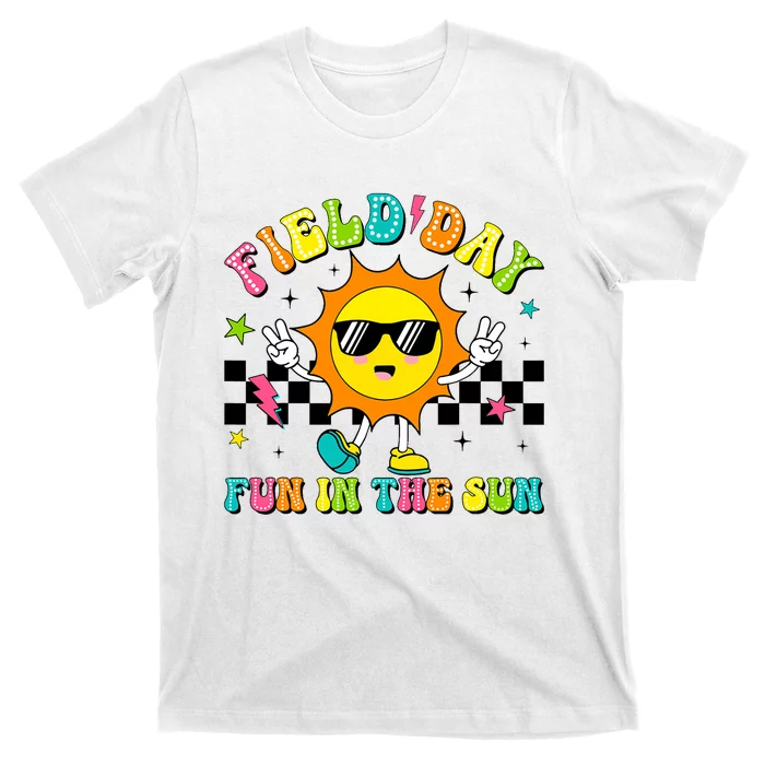 Field Day Fun In The Sun Let Games Begin 2024 Teachers T-Shirt