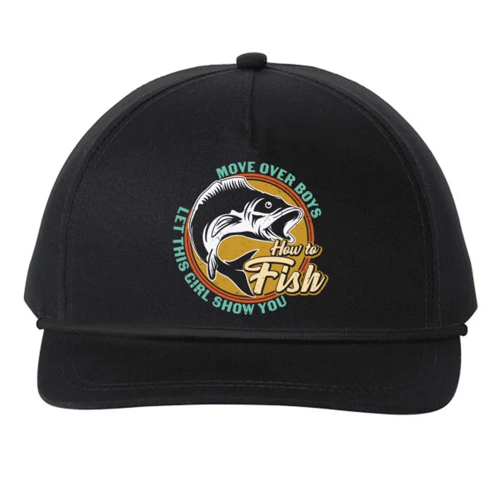 Father's Day Fishing Let This Show You Gift Snapback Five-Panel Rope Hat