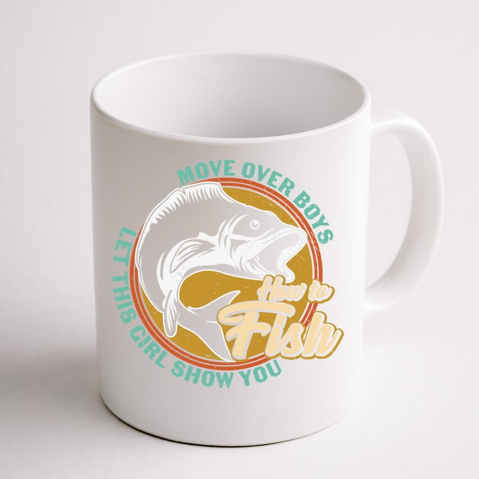 Father's Day Fishing Let This Show You Gift Front & Back Coffee Mug