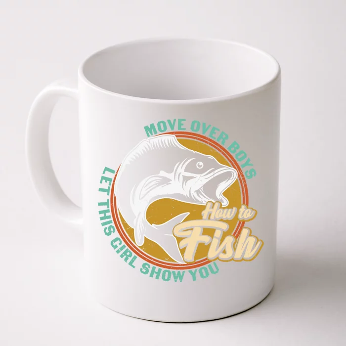 Father's Day Fishing Let This Show You Gift Front & Back Coffee Mug