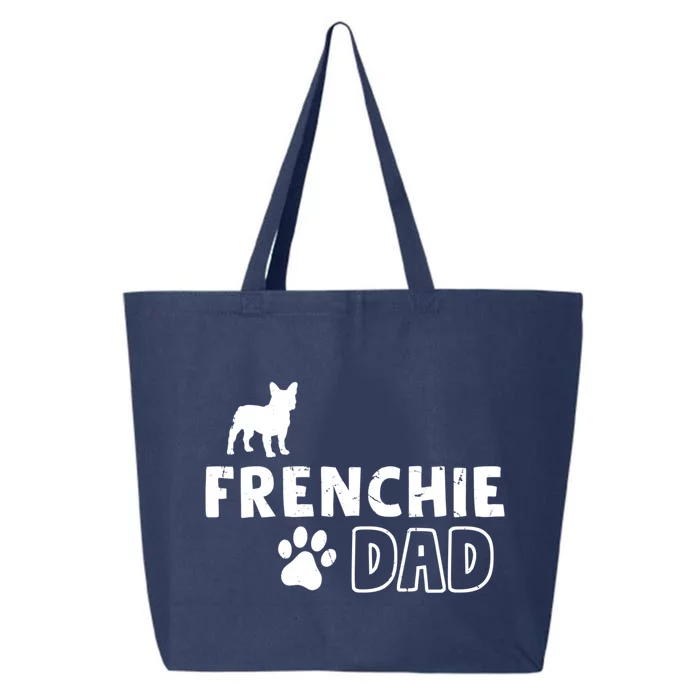 Frenchie Dad Funny Cute Dog Owner Adopt Rescue Fathers Day Gift 25L Jumbo Tote