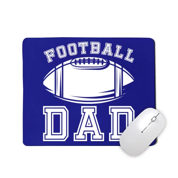 Fathers Day Football Dad American Football Player Football Gift Mousepad