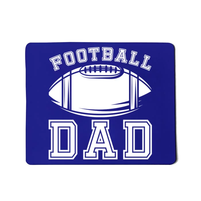 Fathers Day Football Dad American Football Player Football Gift Mousepad