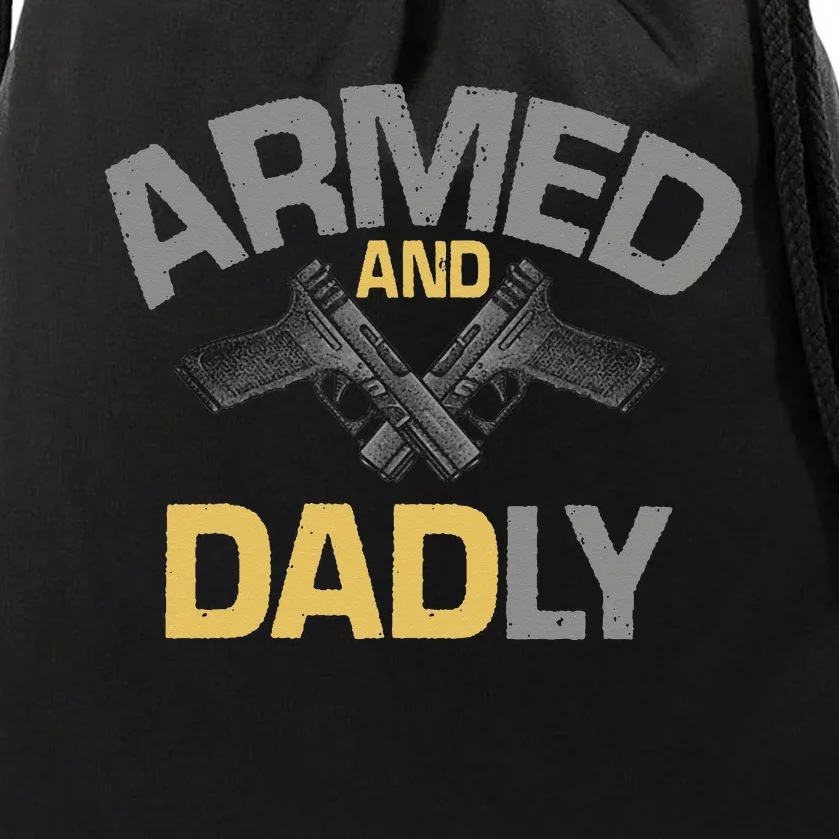 Funny Deadly Father Gift For Fathers Day Drawstring Bag