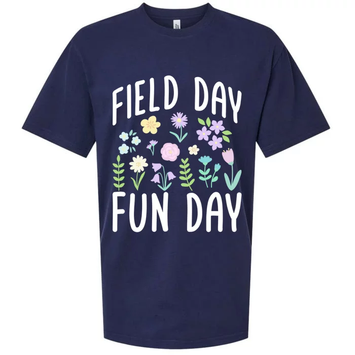 Field Day Fun Day Teacher Gift Sueded Cloud Jersey T-Shirt