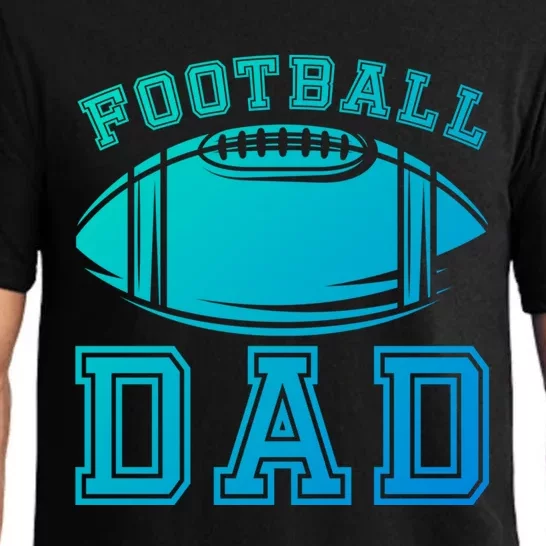 Fathers Day Football Dad American Football Player Football Gift Pajama Set