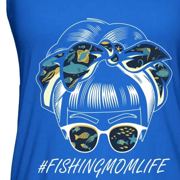 Father's Day Fishing Mom Life Rod Angler Gift Ladies Essential Flowy Tank