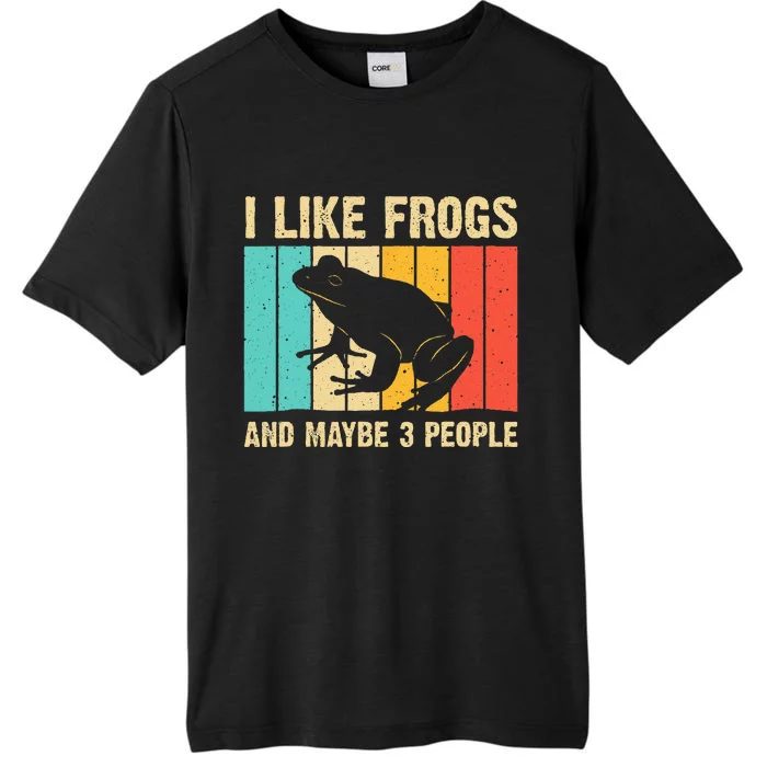 Frog Design For Toad Lover  Amphibian Animals ChromaSoft Performance T-Shirt