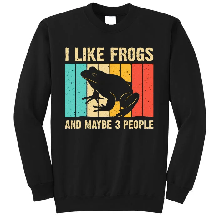 Frog Design For Toad Lover  Amphibian Animals Tall Sweatshirt