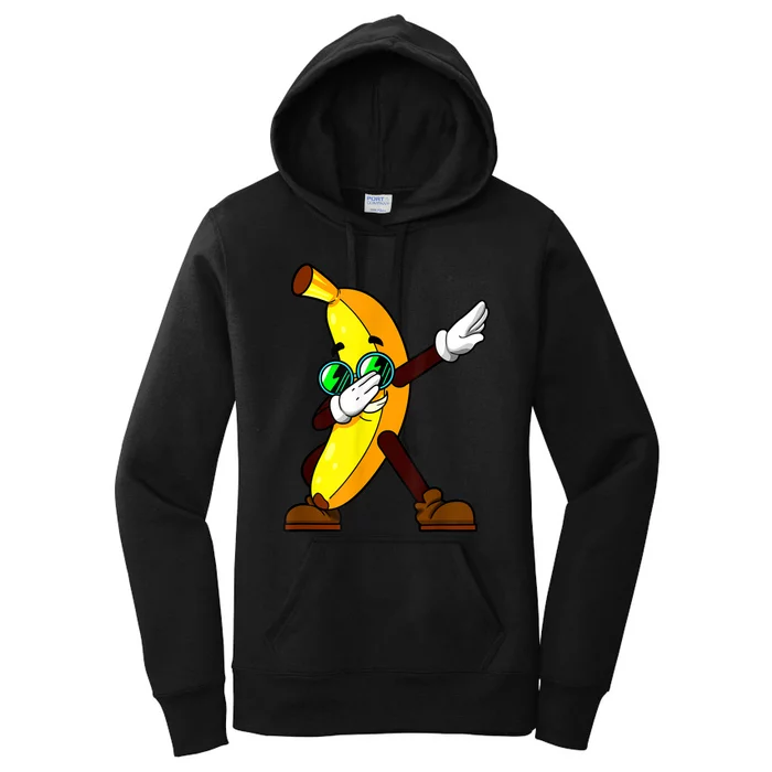 Funny Dab Fruit Lover Boy Girl Dabbing Banana Women's Pullover Hoodie