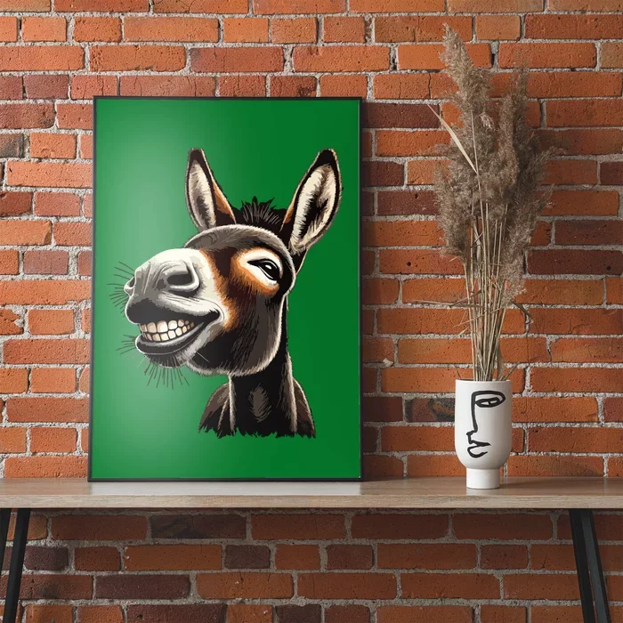 Funny Donkey Poster