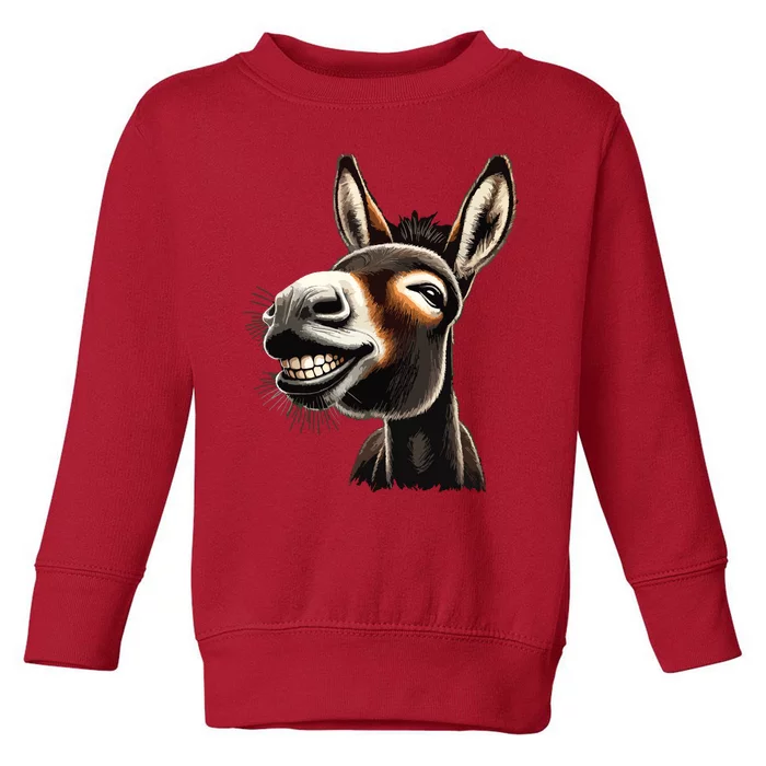 Funny Donkey Toddler Sweatshirt