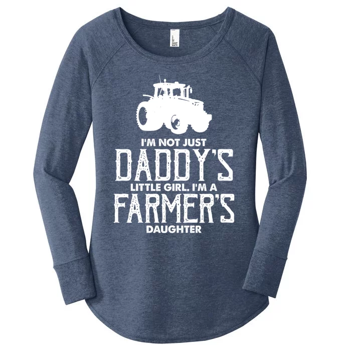 Funny Daddys Farmers Daughter Gift Women's Perfect Tri Tunic Long Sleeve Shirt