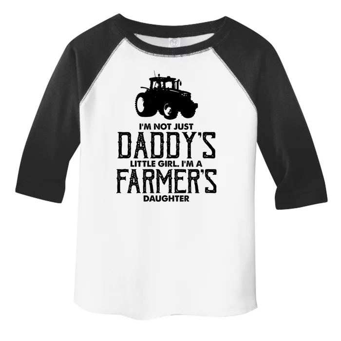 Funny Daddys Farmers Daughter Gift Toddler Fine Jersey T-Shirt